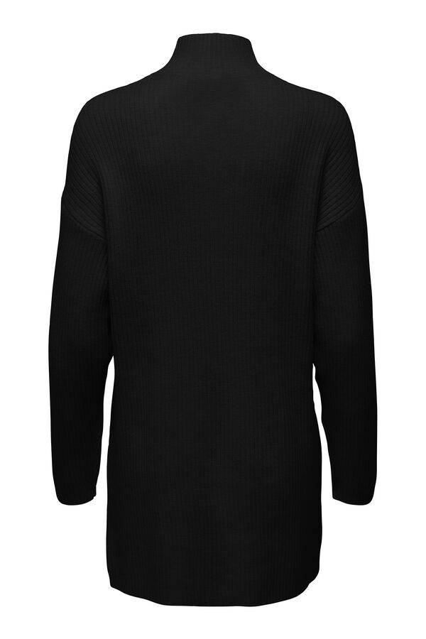 Only Jersey de punto largo negro
