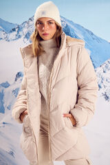 Springfield Abrigo acolchado Sorona Aura repelente al agua beige