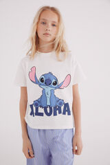 Springfield Kids Camiseta Lilo & Stitch ni&ntilde;a blanco