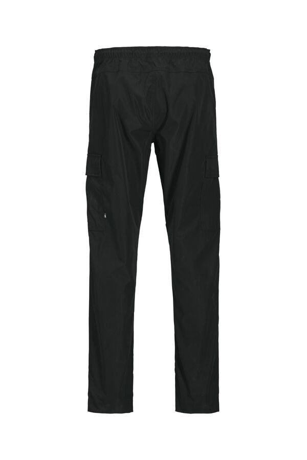 Jack & Jones Cal&ccedil;a cargo com bolsos laterais preto
