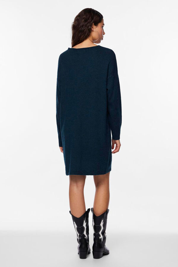 Pieces Vestido curto de malha verde