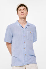 Springfield Camisa leve  azul