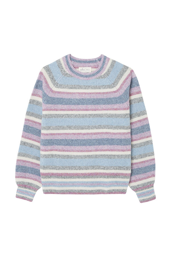 Springfield Jersey rayas color block azul