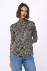 Springfield Camiseta botones hombro marfil