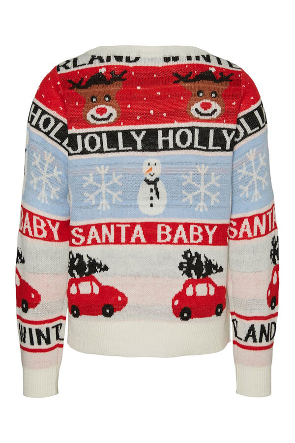 Vero Moda Girl Su&eacute;ter de Natal de manga comprida cinzento