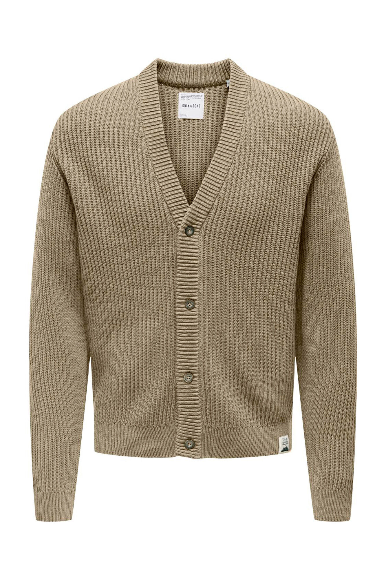 Only & Sons Cardigan de punto de hombre cuello V