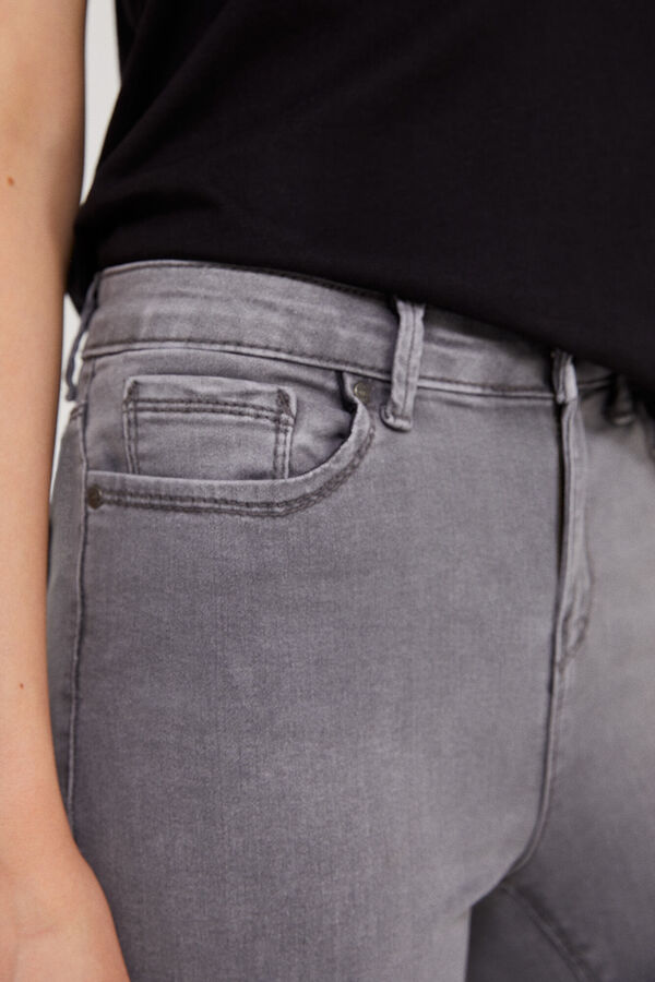 Springfield Jeans Jegging Lavagem Sustentável cinza
