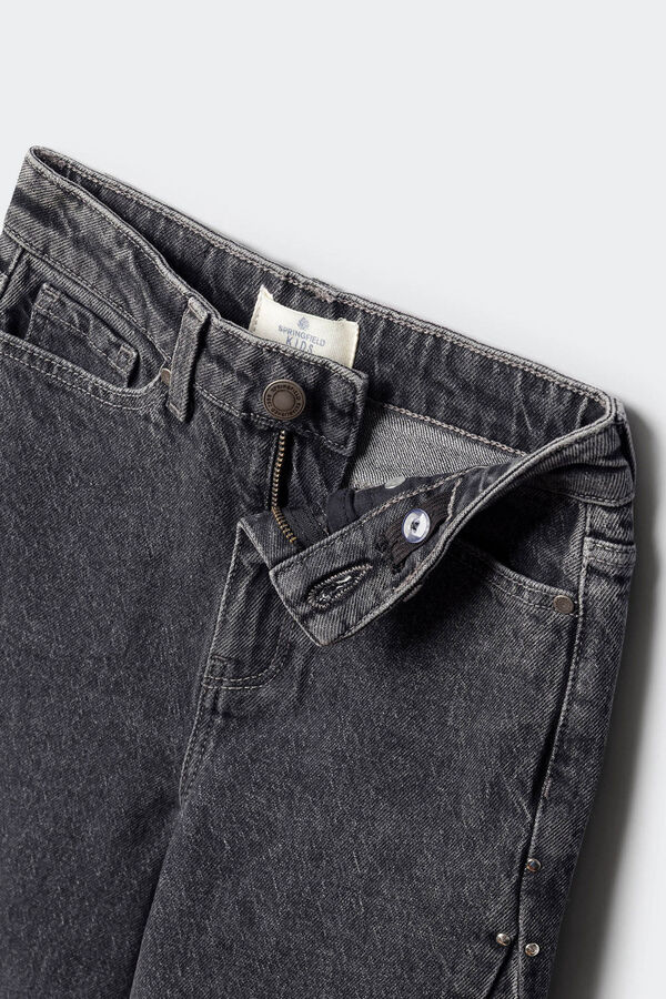 Springfield Kids Cal&ccedil;a jeans culotte com denim para menina cinzento