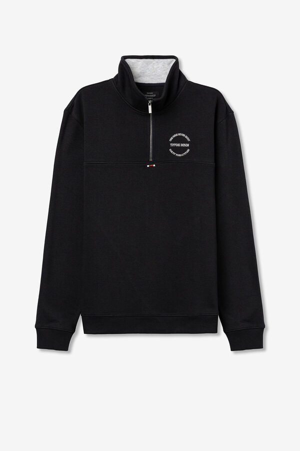 Tiffosi Sudadera con Cremallera azul