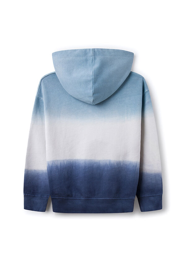 Springfield Kids Sudadera dip dye ni&ntilde;o azul