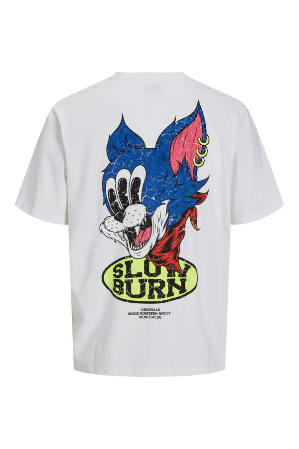 Jack & Jones Camiseta folgada branco