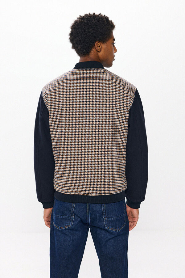 Springfield Bomber combinada varsity cuadros azul