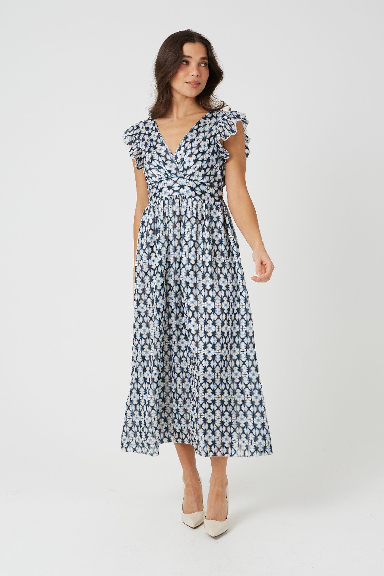 Brave Soul Vestido largo estampado