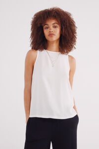 Springfield Camiseta lisa bi-mat&eacute;ria