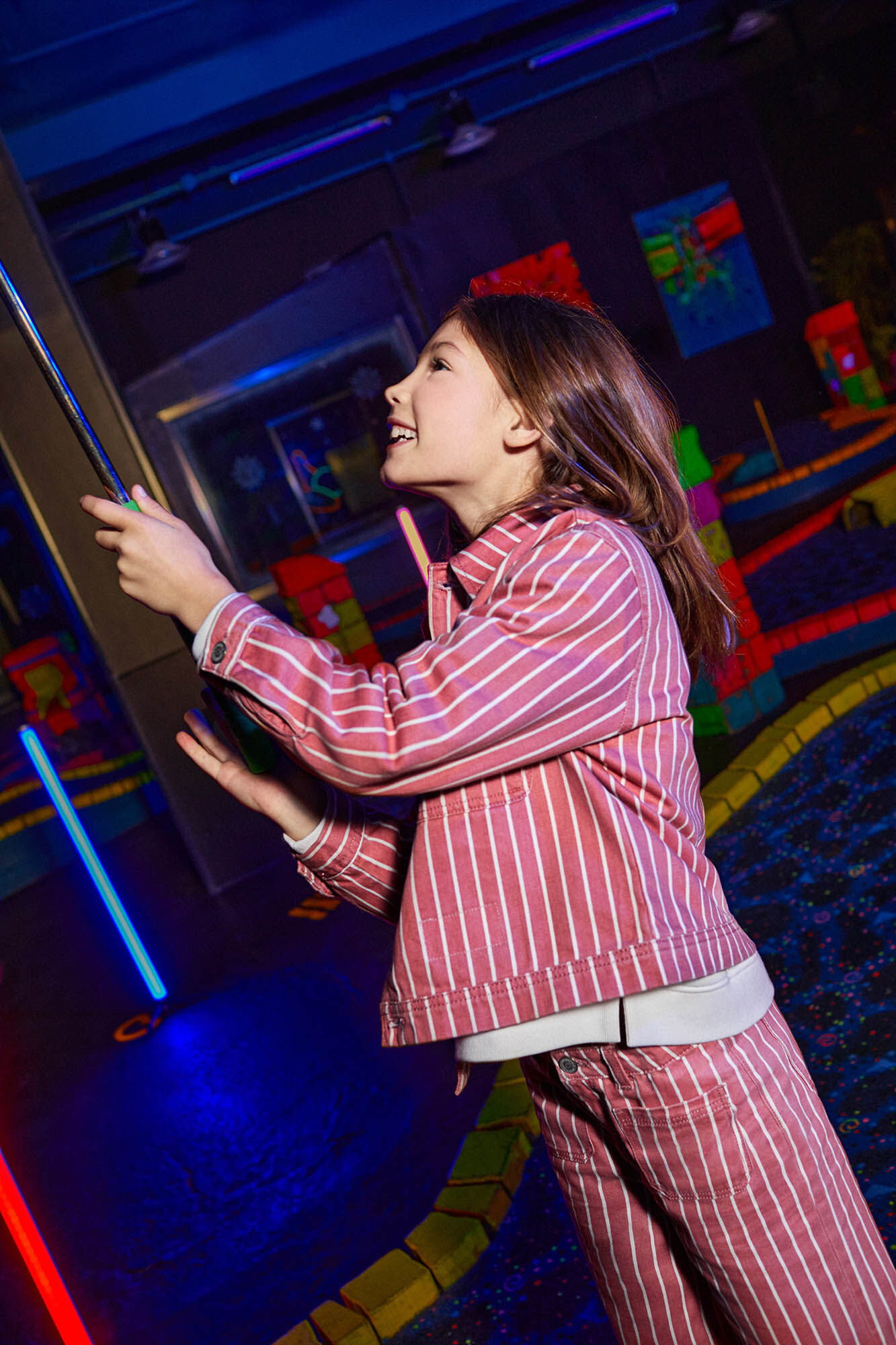 Springfield Kids Jaqueta riscas de menina