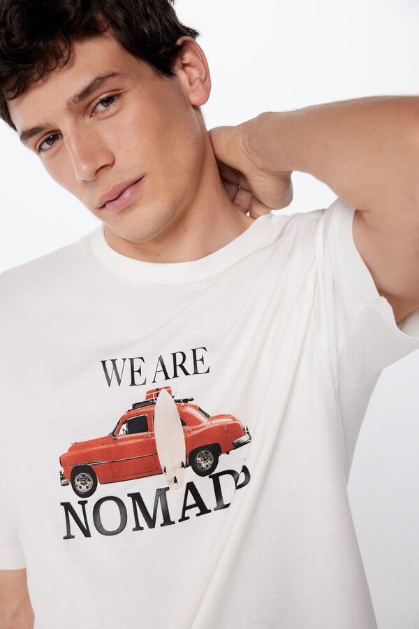 Springfield Camiseta nomads marfil