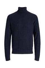 Jack & Jones PLUS Jersey cuello alto azul