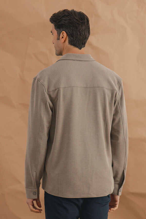 Celopman Sobrecamisa Punto beige