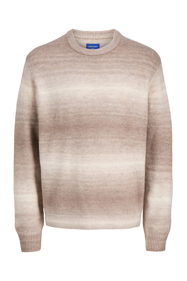 Jack & Jones Jersey degradado de punto marr&oacute;n