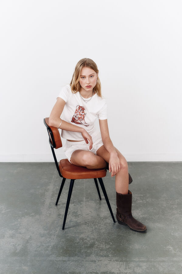 High Spirits Camiseta "Cowboy" beige