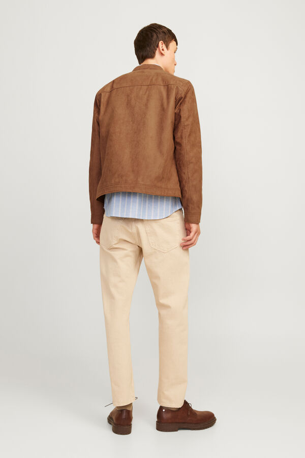 Jack & Jones Cazadora efecto piel nude