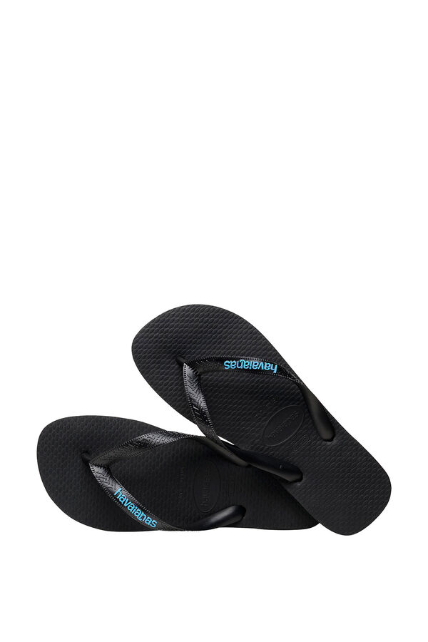 Havaianas Chanclas planas goma azul