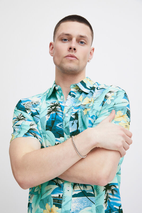 Blend Camisa Manga Corta Estampada estampado