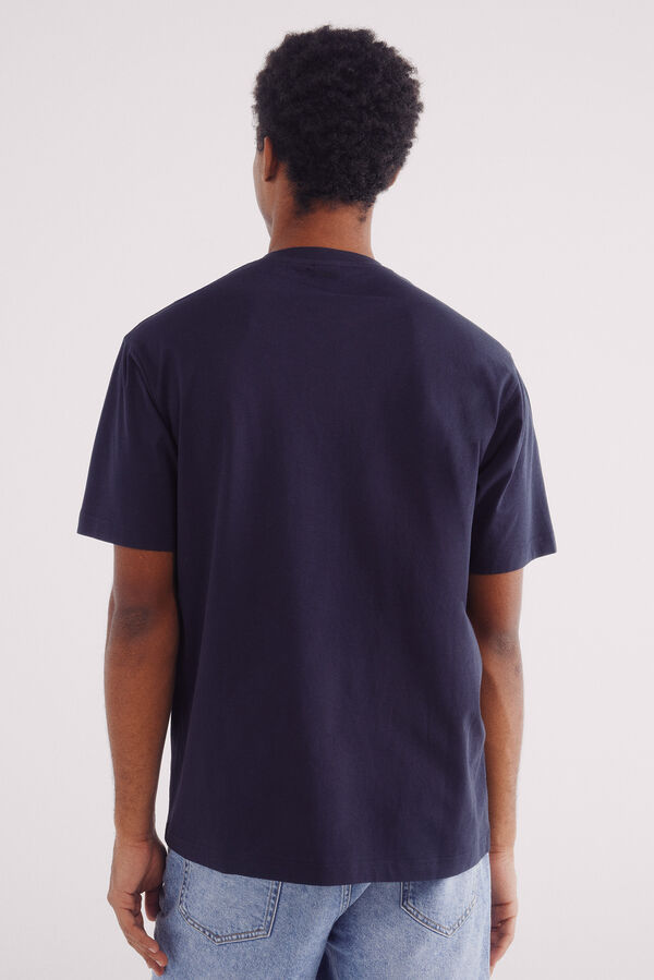 Springfield Camiseta &aacute;rbol &eacute;tnico azul