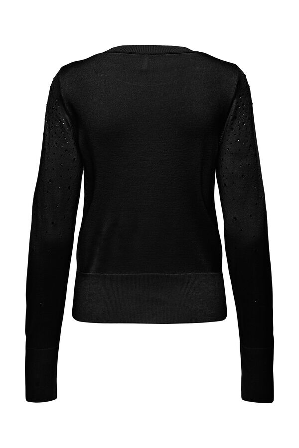 Only Jersey con brillos negro