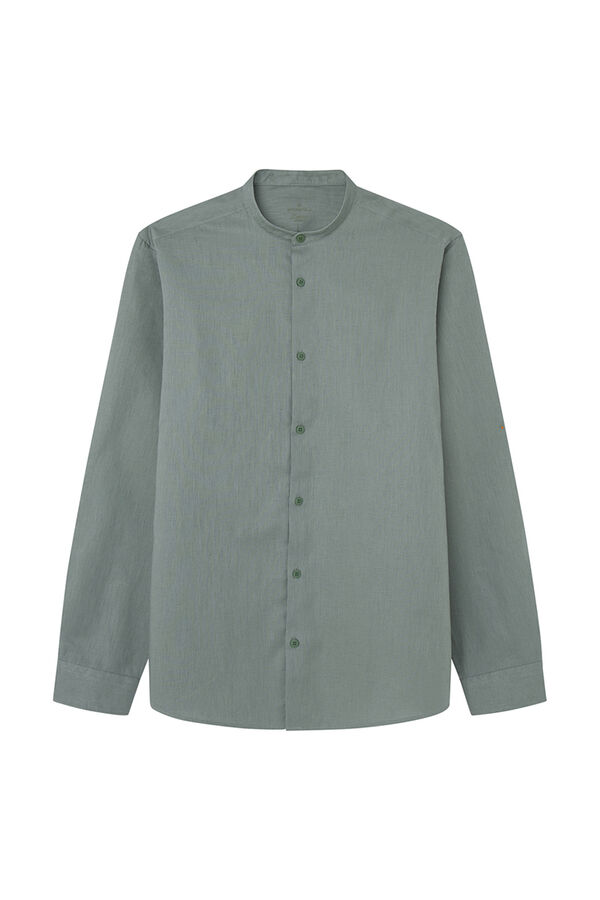 Springfield Camisa mao linho verde