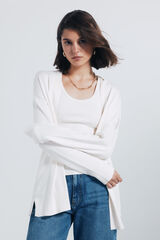 Springfield Cardigan leve aberto vison