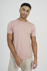 Brave Soul T-shirt b&aacute;sica de manga curta rosa