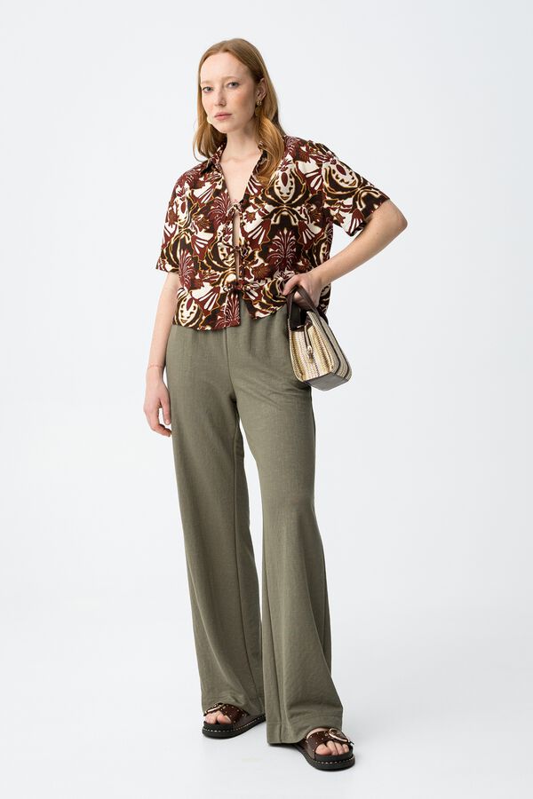 Tiffosi Pantalones anchos kaki