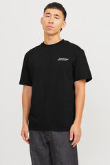 Jack & Jones Camiseta relaxed fit manga corta negro