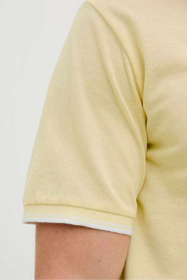 JJ REBEL Polo regular fit amarillo