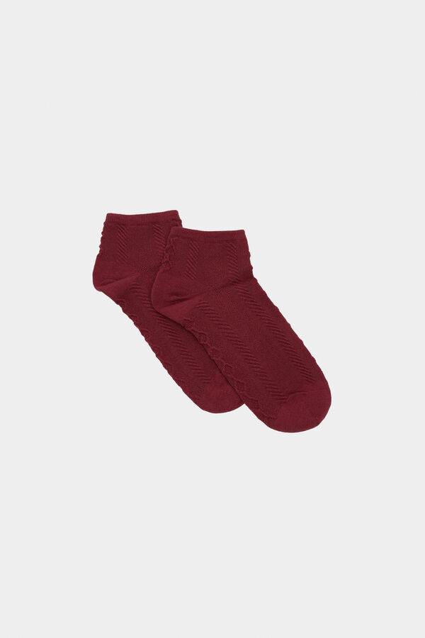 Springfield Camisola meio z&iacute;per vermelho