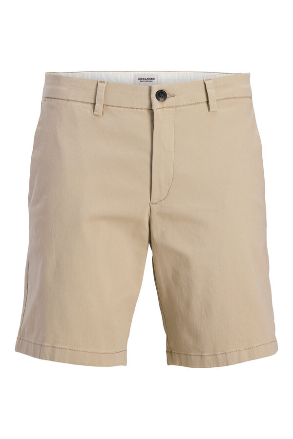 Jack & Jones PLUS Bermuda chino slim tostado
