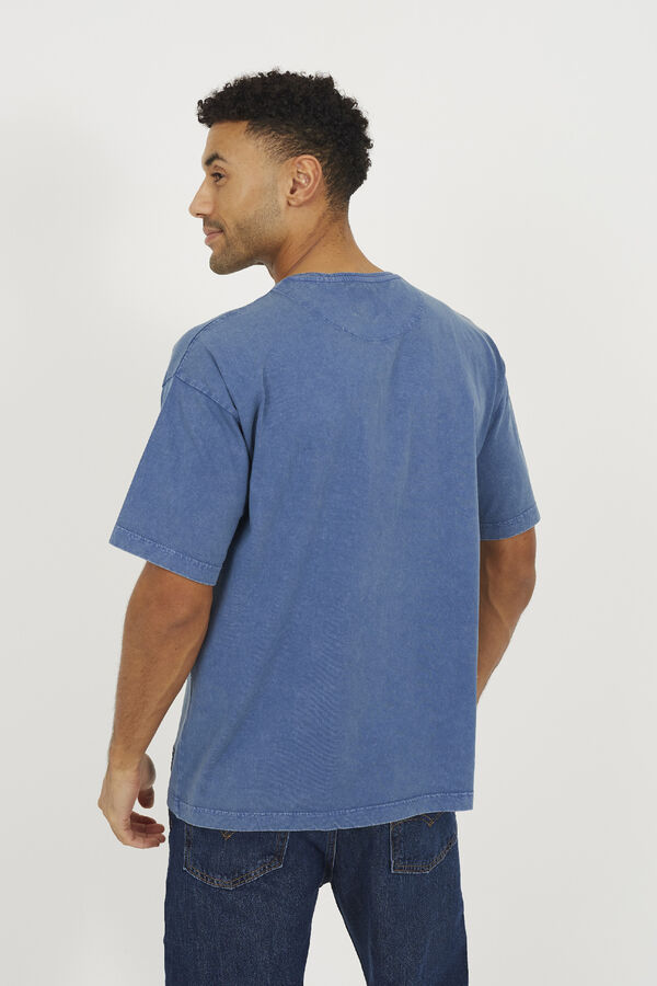 Brave Soul T-shirt de manga curta estampada azul