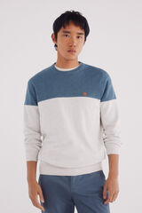 Springfield Jersey b&aacute;sico bloque color gris