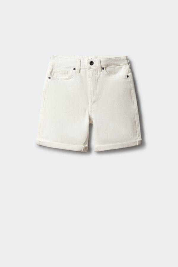 Springfield Kids Bermuda denim para ni&ntilde;o blanco