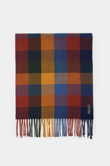Springfield Bufanda cuadros multicolor azul