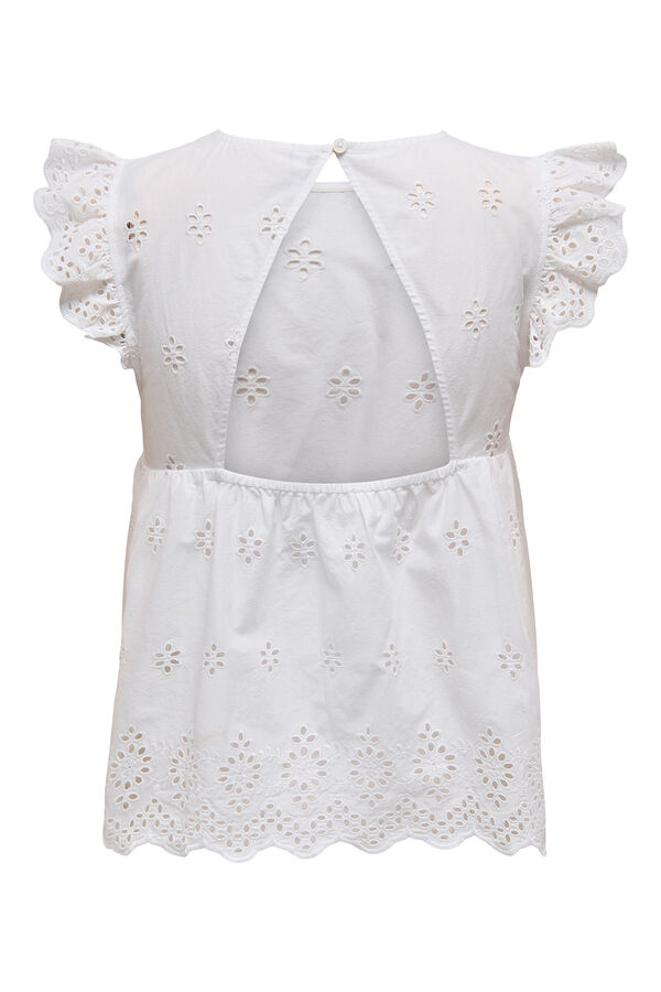 Only Camiseta mangas de regular fit branco