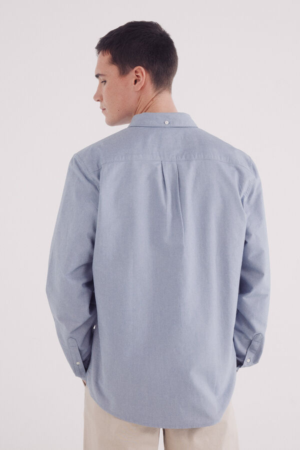 Springfield Camisa oxford azul