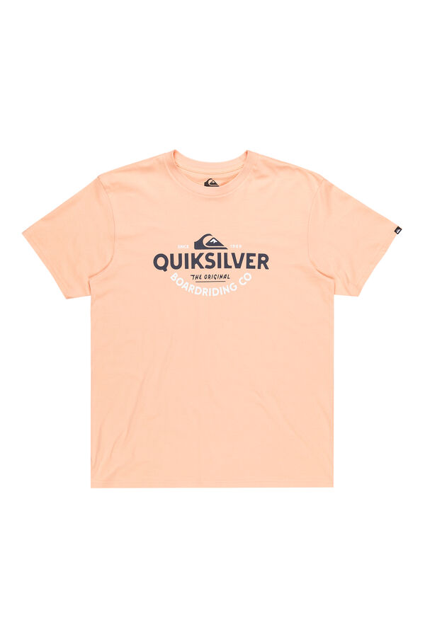 Quiksilver  Camiseta masculina de manga curta vermelho