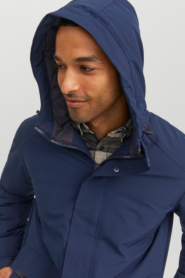 Jack & Jones Parka imperme&aacute;vel azul