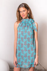 Cul Sac vestido sofia  azul