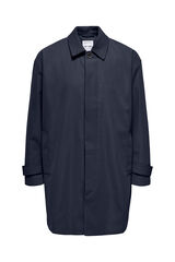 Only & Sons Casaco imperme&aacute;vel masculino azul