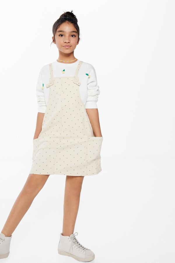 Springfield Kids Pichi estampado ni&ntilde;a beige