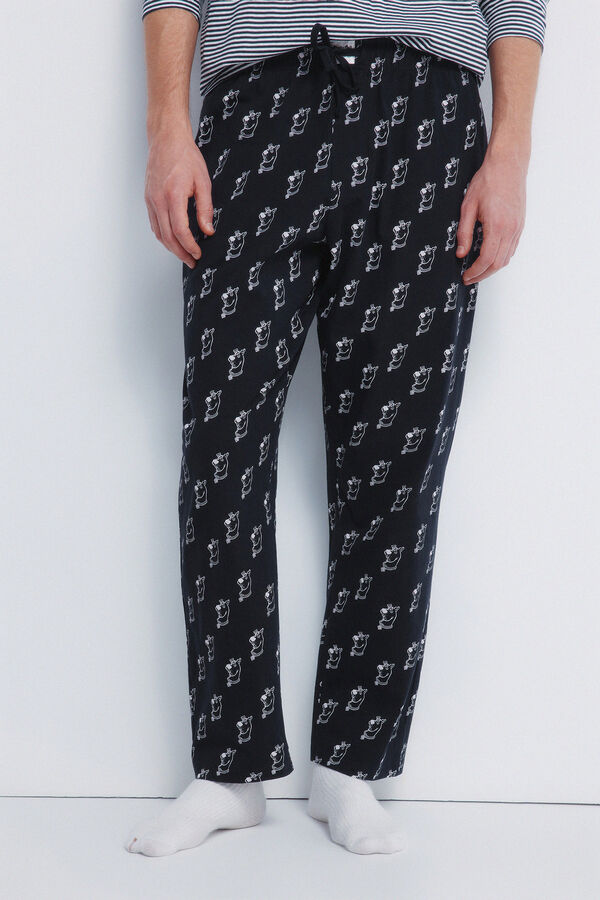 Springfield Pijama comprido do Scooby Doo azul