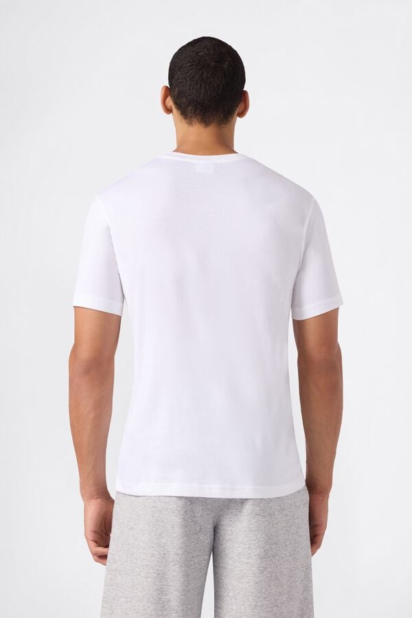 Champion T-shirt de manga curta branco